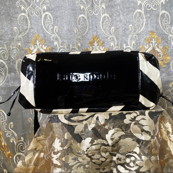 KATE♠️SPADE Baby Zebra Stevie Large New Diaper Pad Bag L EUC - Picture 10 of 16